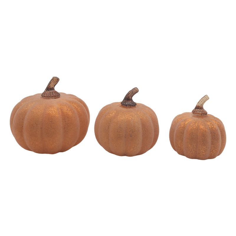 10*11,5 cm i 12*15 cm Halloweenowa szklana lampa LED w kształcie dyni Ozdoba na blat