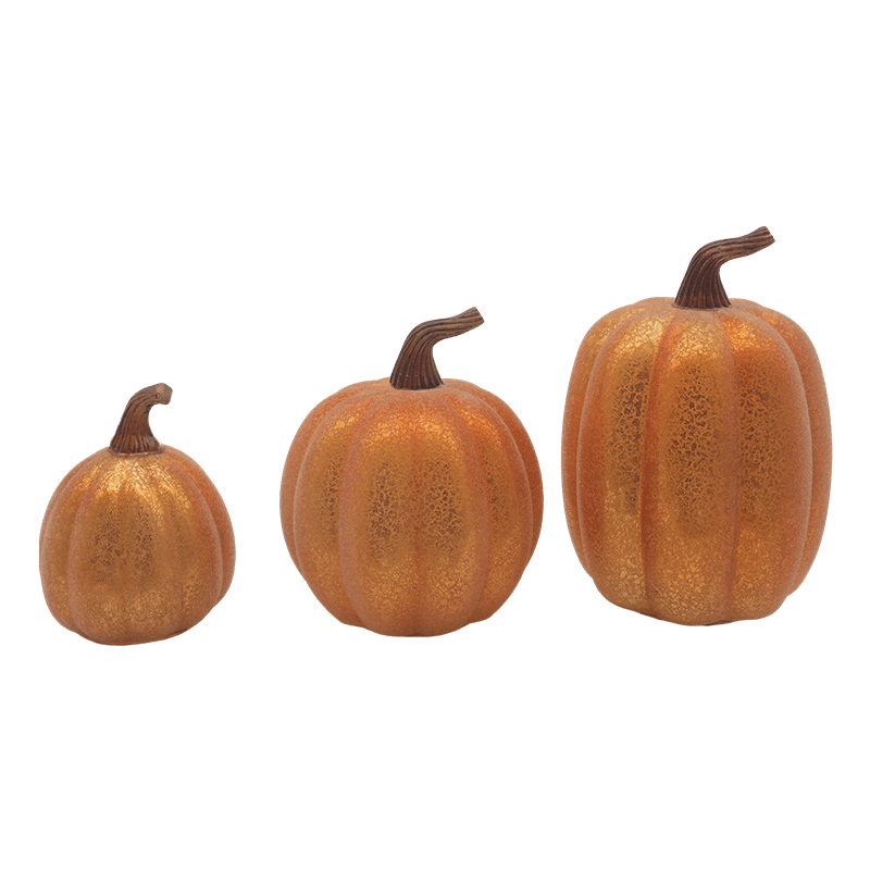 10*11,5 cm i 12*15 cm Halloweenowa szklana lampa LED w kształcie dyni Ozdoba na blat